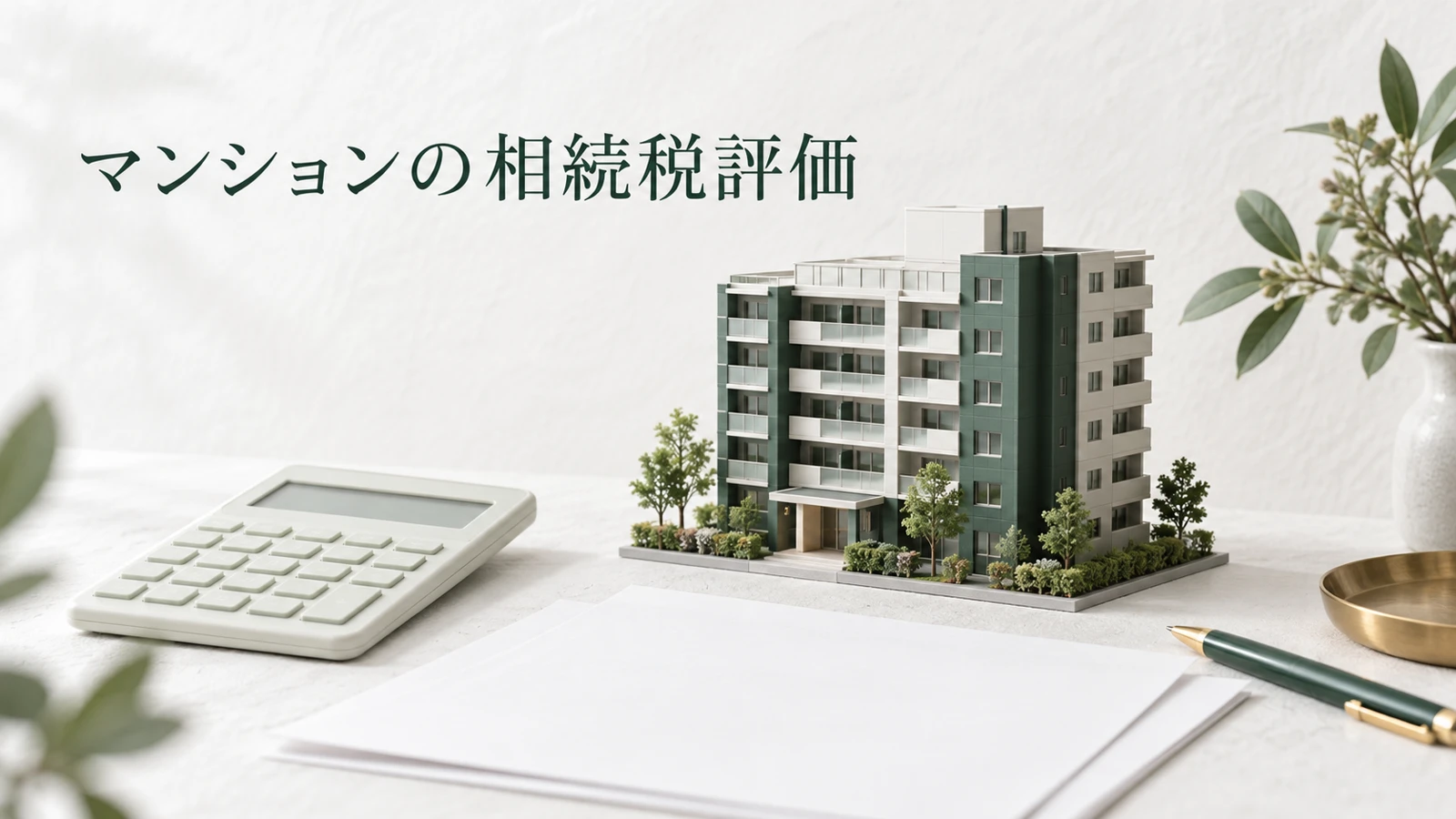 マンションの相続税評価額 2024年からの評価方法と必要な資料のイメージ