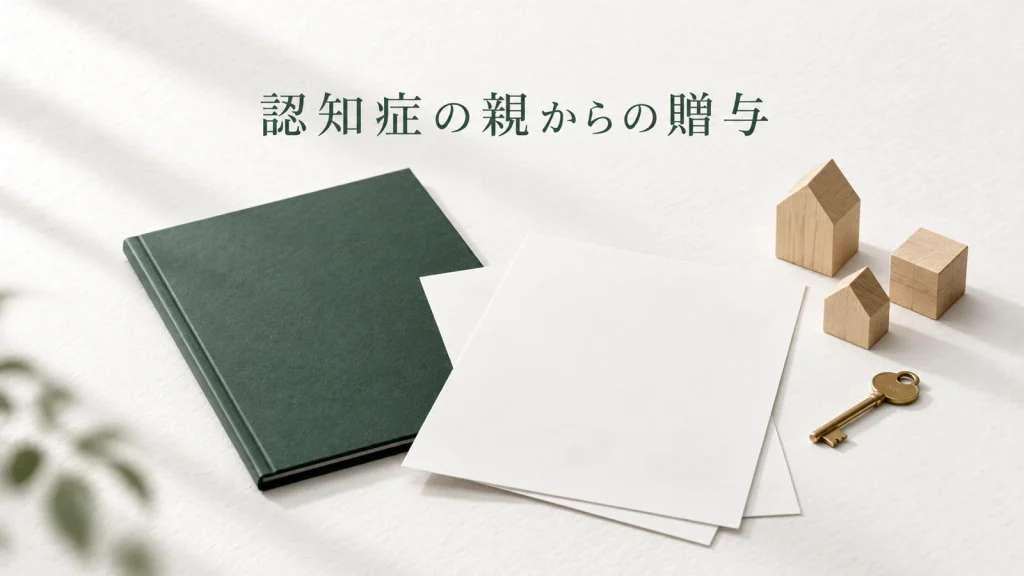 認知症の親から生前贈与はできるか 意思能力の確認と財産管理の方法に関する資料のイメージ