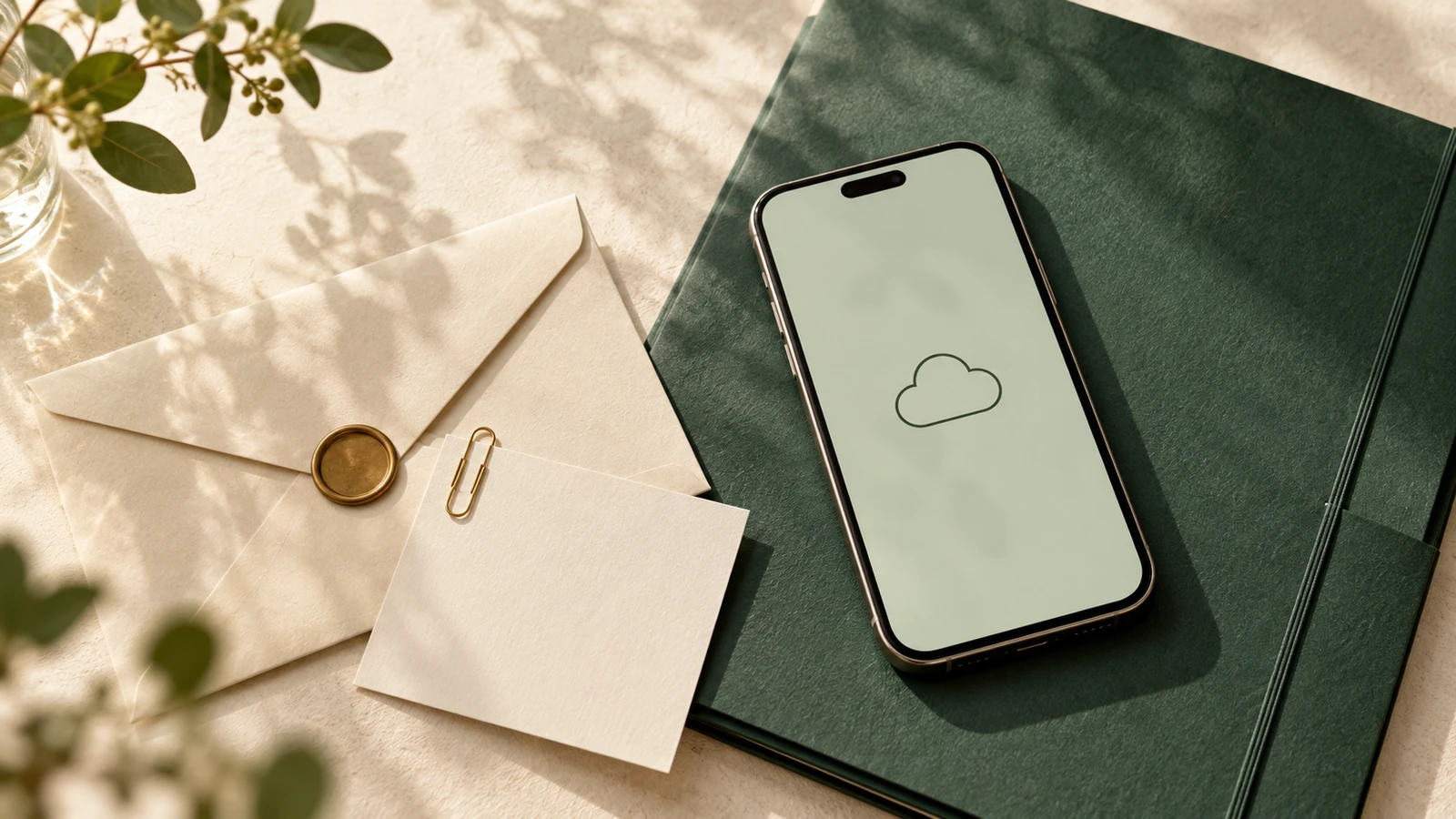 故人のスマートフォンと正規手続きに備えて保管する資料