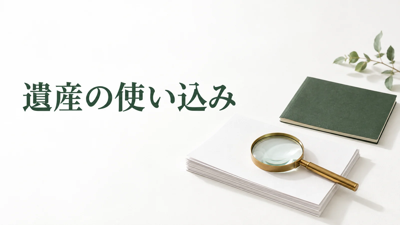 遺産の使い込みを調べる方法 預金履歴と返還請求の確認点のイメージ