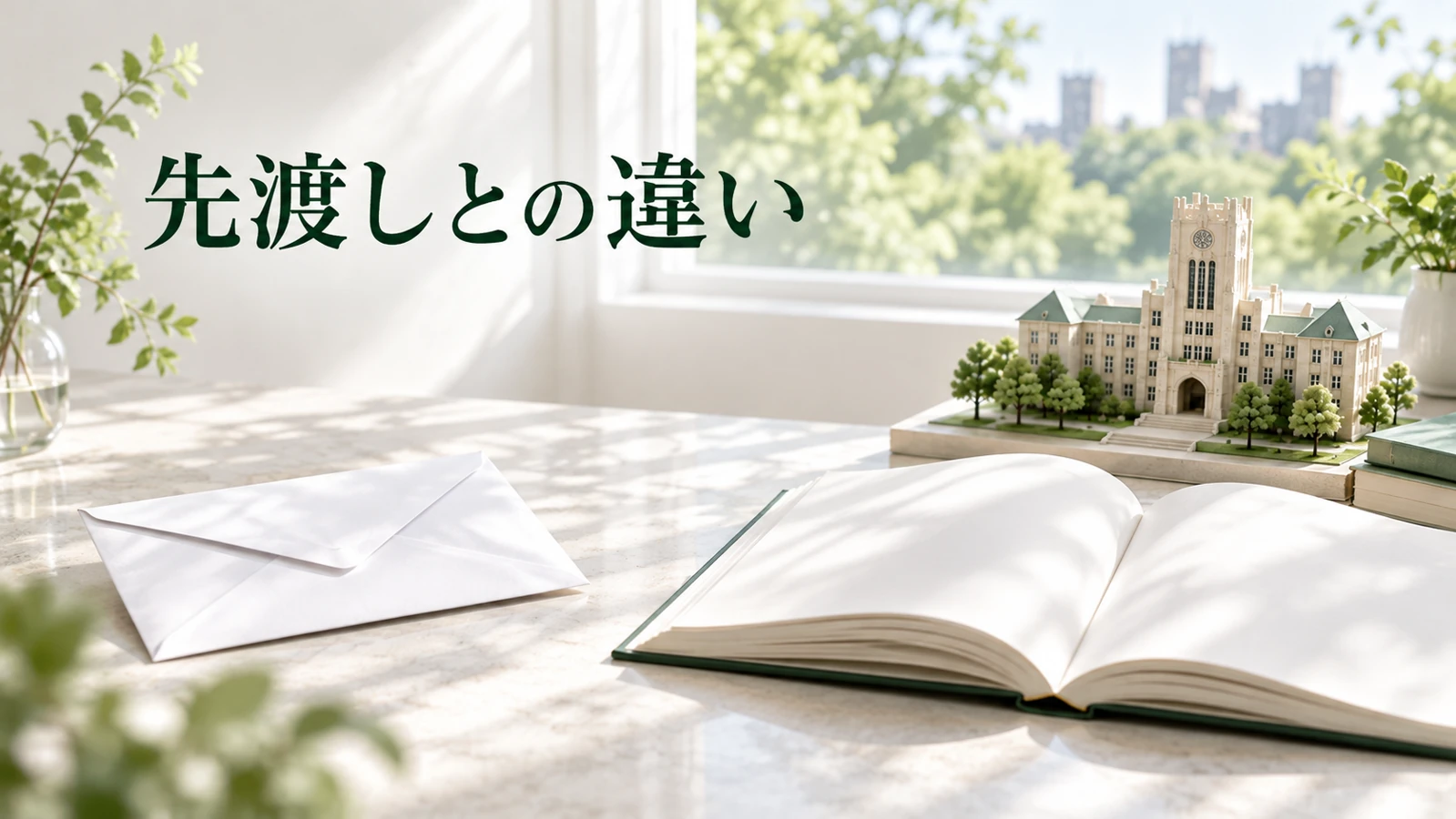 数年分の先渡しと使い残しは通常の贈与として確認するを表す資料や建築模型