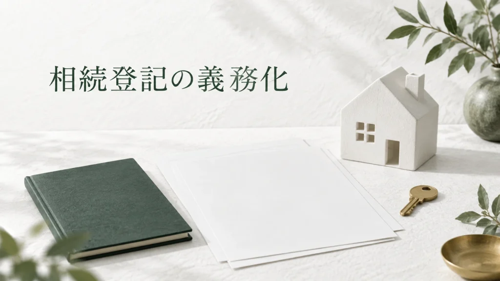 相続登記の義務化はいつまでか 3年の期限と必要書類や未分割の対応に関する資料のイメージ