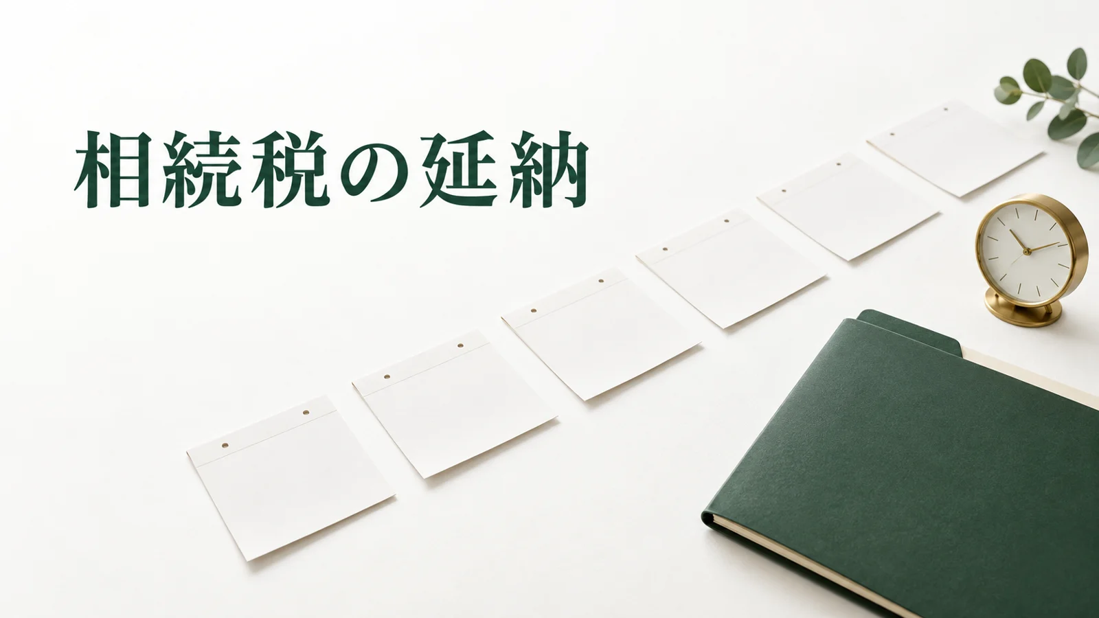 相続税の延納の条件と手続き 担保と利子税や返済計画の確認のイメージ