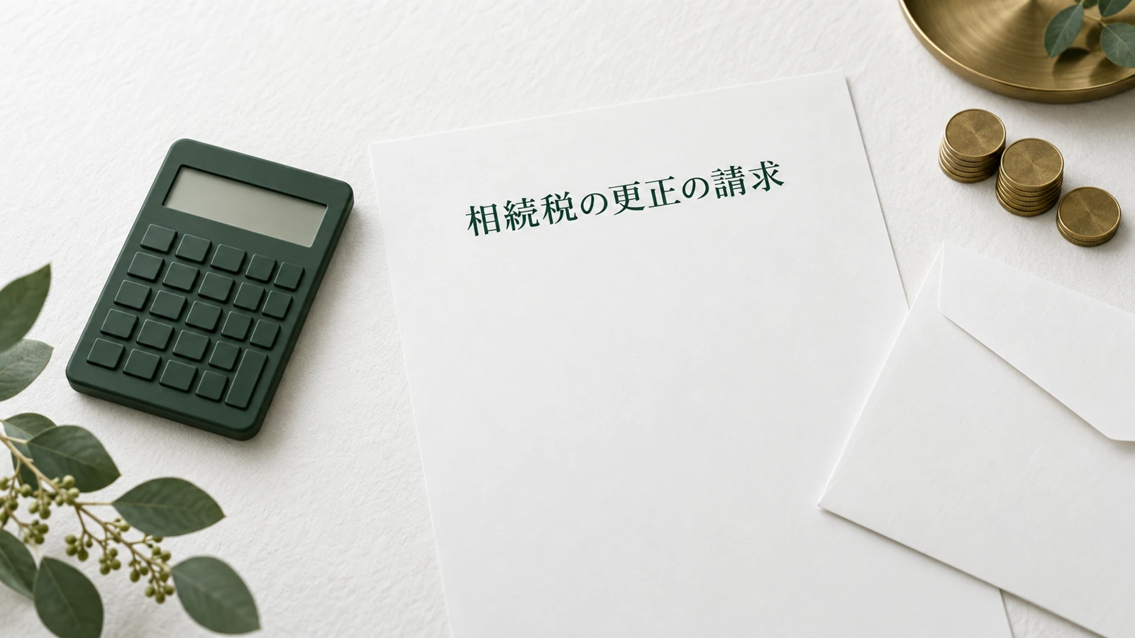 相続税の更正の請求とは 5年と4か月の期限や還付の必要書類のイメージ