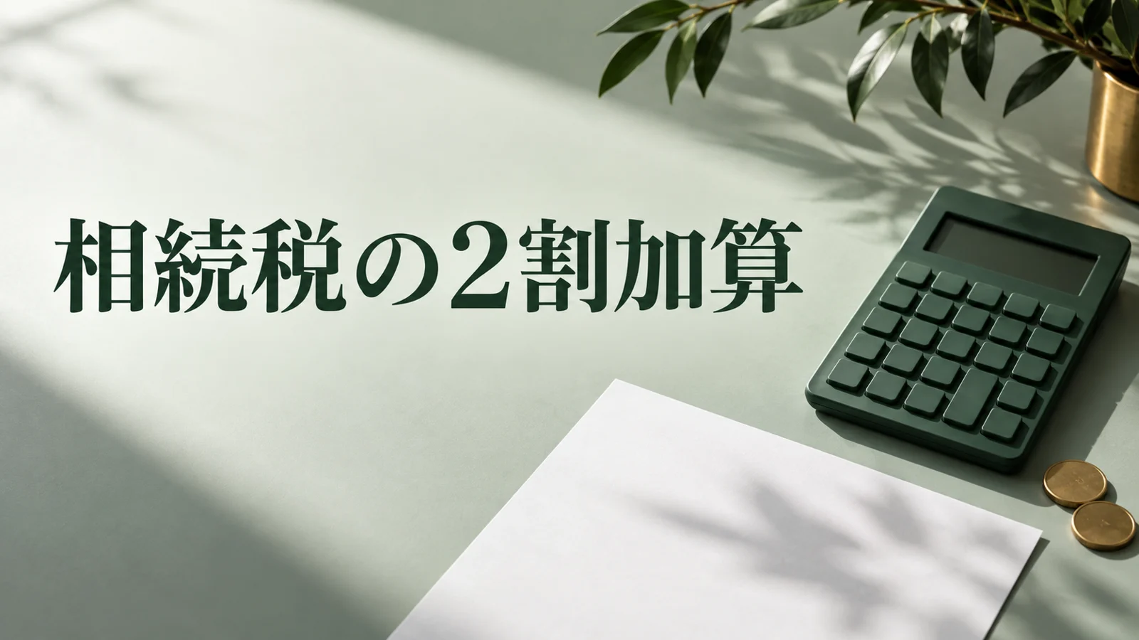 相続税の2割加算の対象者 孫や兄弟の税額と代襲相続の例外のイメージ