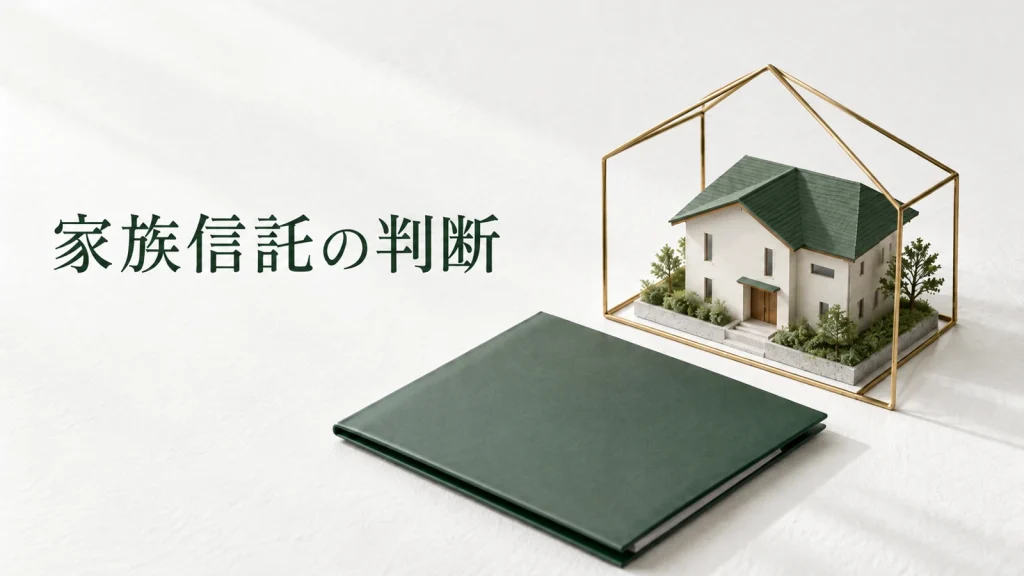 家族信託は必要ないか 向かないケースと遺言や成年後見との違いに関する資料のイメージ