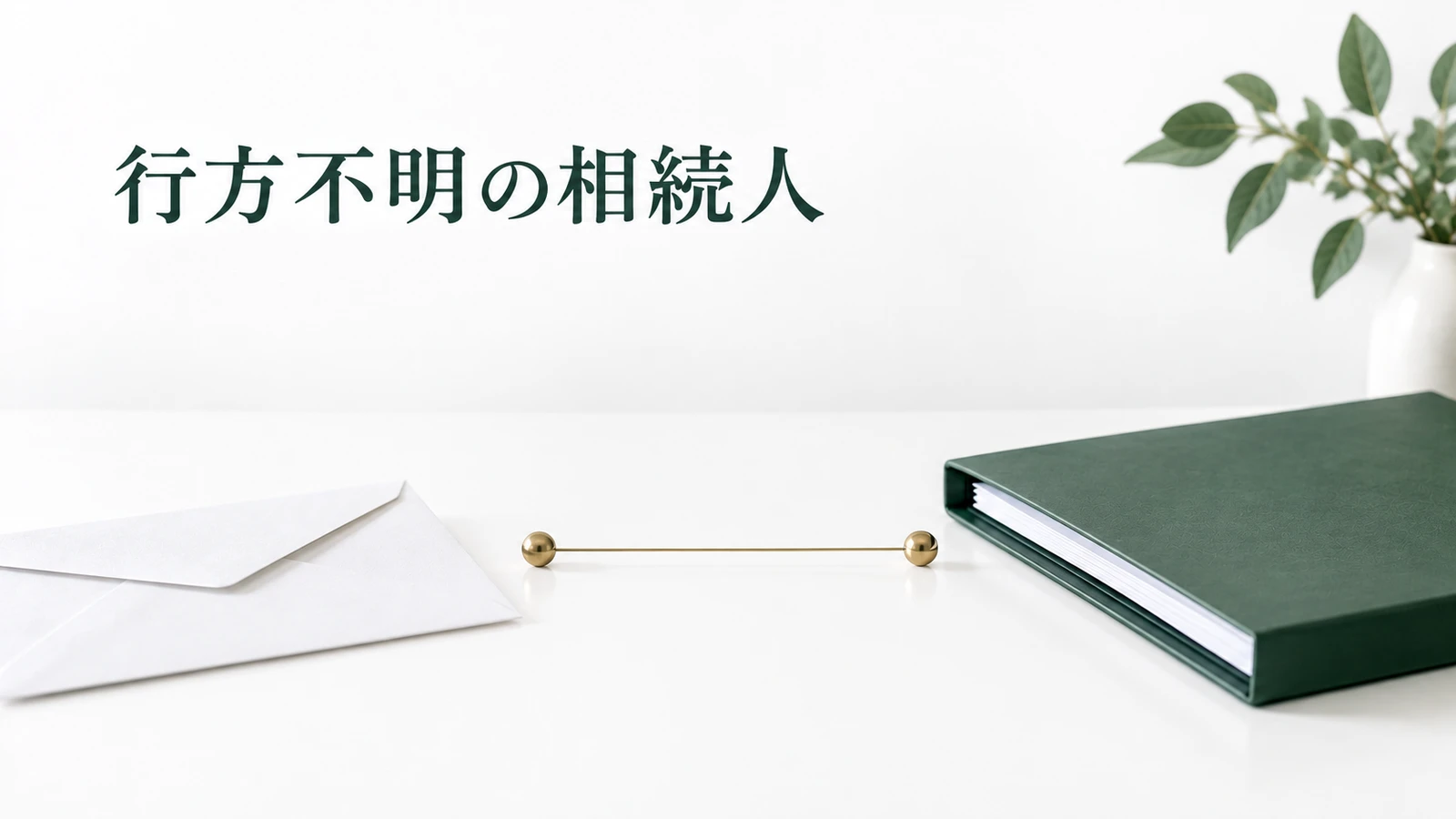 行方不明の相続人がいる遺産分割 不在者財産管理人の手続きのイメージ