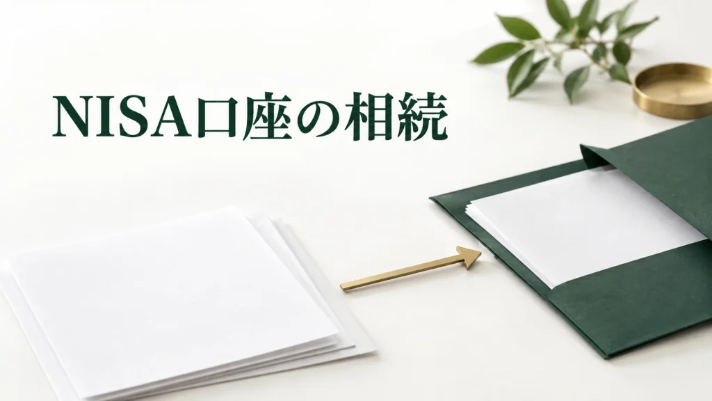 NISAの相続は非課税で引き継げるか 手続きと取得価額のイメージ