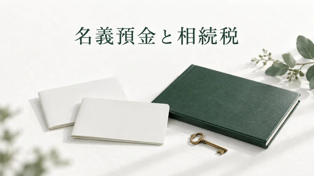 名義預金は相続税の対象か 判断の基準と申告前に確認する資料に関する資料のイメージ