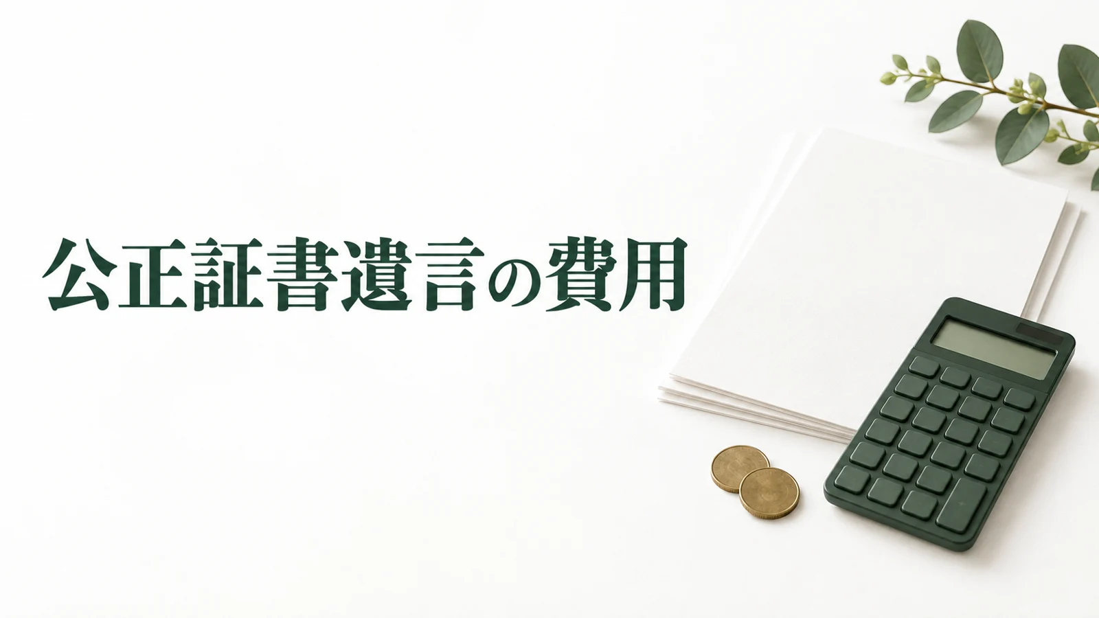 公正証書遺言の費用 手数料の計算例と見積もりの確認点のイメージ