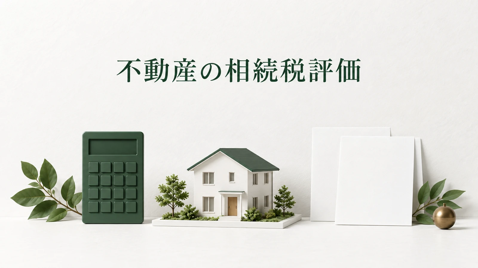 不動産の相続税評価額はどう調べる 土地と建物の計算方法や必要資料のイメージ