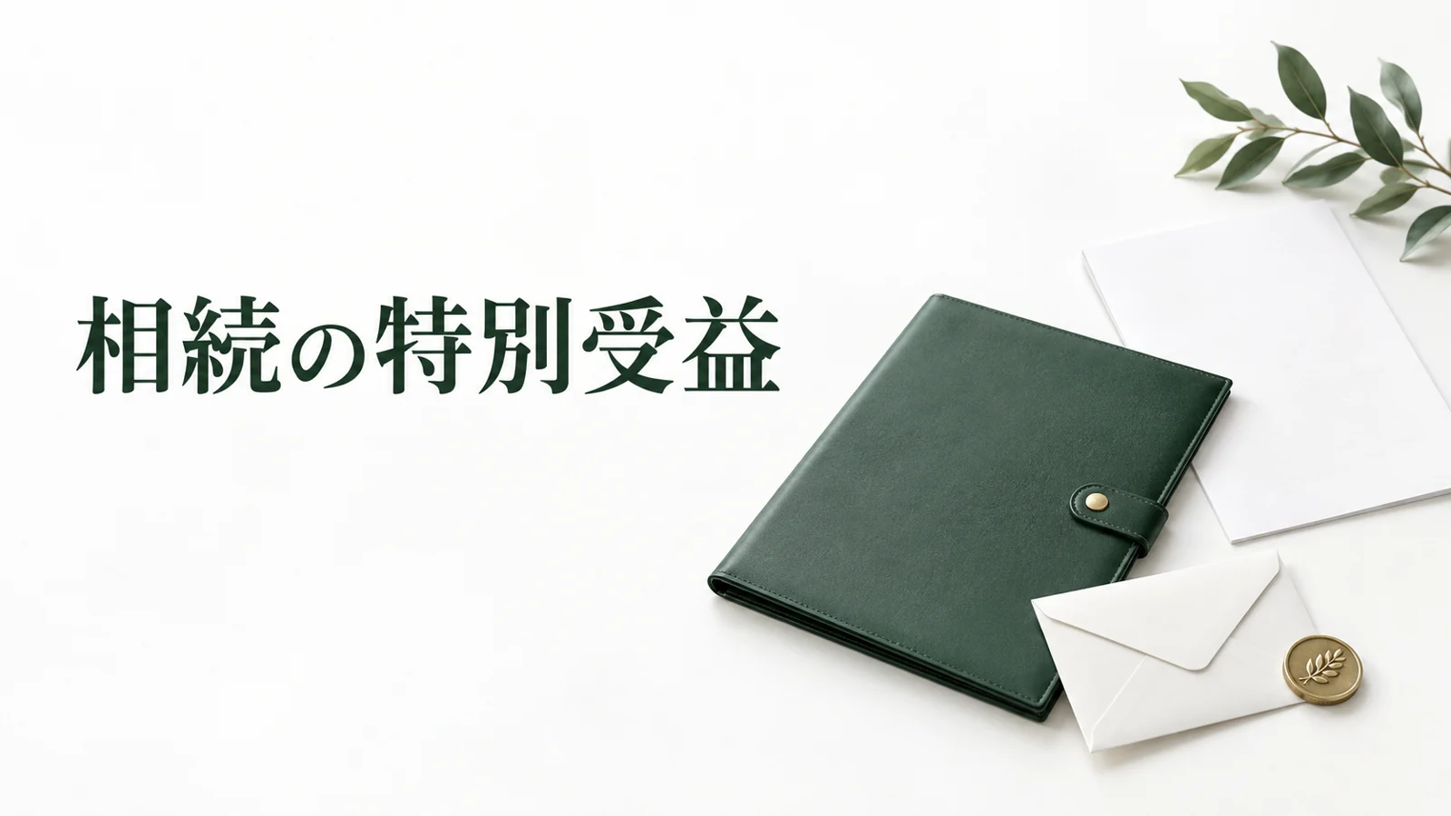 特別受益とは 生前贈与の持ち戻しと遺産分割の計算例のイメージ