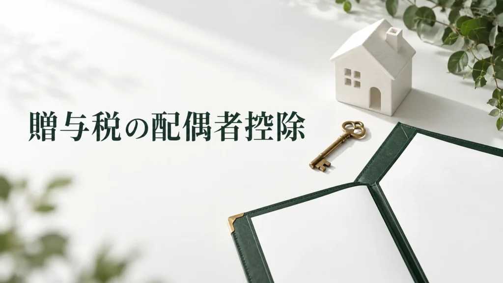 贈与税の配偶者控除2000万円の条件 自宅の贈与と相続の費用比較のイメージ